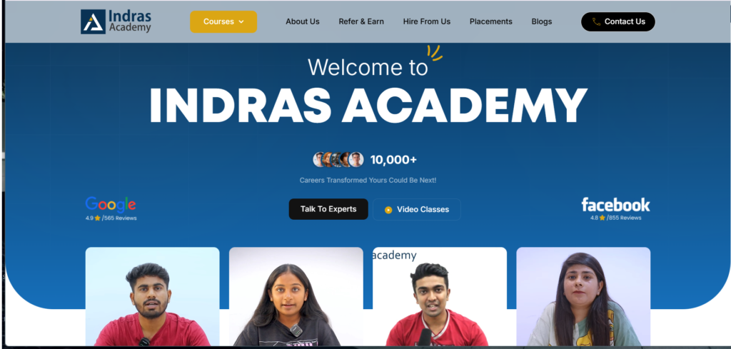 indras academy digital marketing